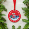 On Patrol Live Santa's Field Sobriety Test Red Ornament