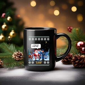 On Patrol Live Santa's Field Sobriety Test Ugly Christmas Mug