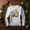 Retro Santa Claus & Kittens Christmas Winter 90s Sweatshirt