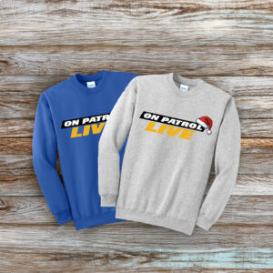 Dan Abrams On Patrol Live Logo Santa Clause Hat Sweatshirt