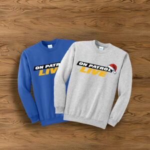 Dan Abrams On Patrol Live Logo Santa Clause Hat Sweatshirt