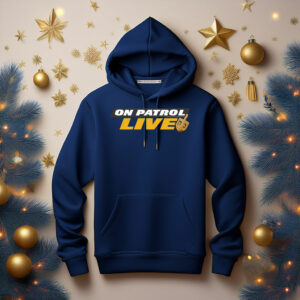 On Patrol Live Hanukkah Logo with Dreidel Fleece Sweatshirt