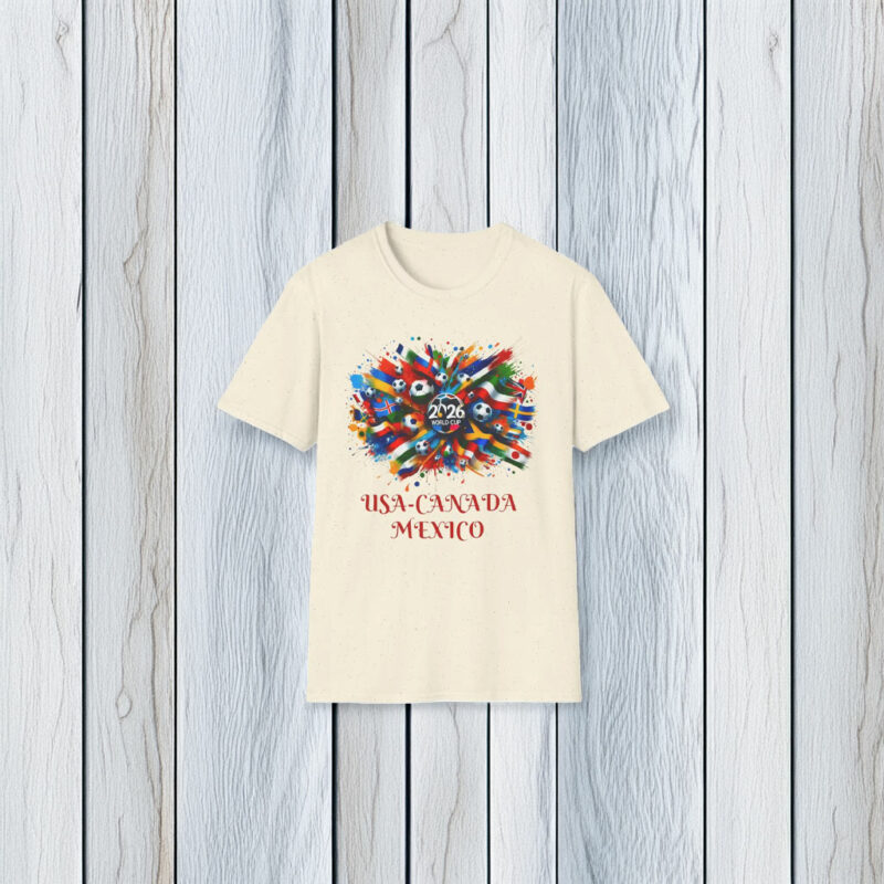 World Cup 2026 Soccer Flags T-Shirt