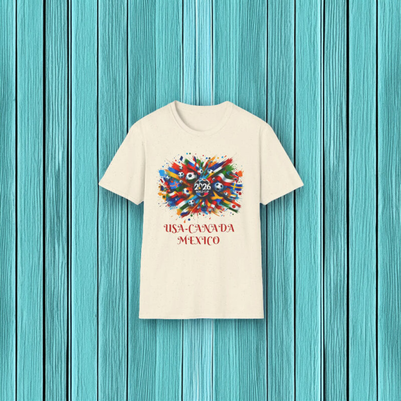 World Cup 2026 Soccer Flags T-Shirt