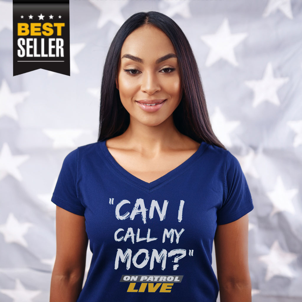 OPL Can I call my mom V-Neck T-Shirt