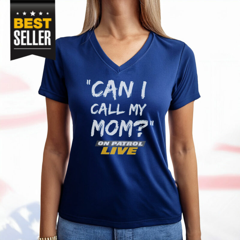 OPL Can I call my mom V-Neck T-Shirt